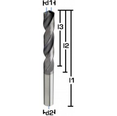 WIERTLO WEGLIK FI 10,00 61/103MM 5xD HA10 VHM BLUE CUT IK