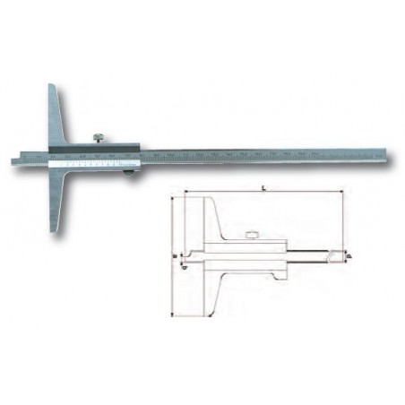 Głębokościomierz MAGa 800/0,05 mm podstawa 250 mm GIMEX  (204.095)