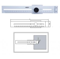 Przymiar kreskowy MLPn zakres pomiaru 300 mm INSIZE  (7120-300A)