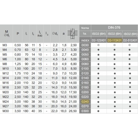 GWINTOWNIK M24 DIN-376B (6H) HSSE TIN 800X