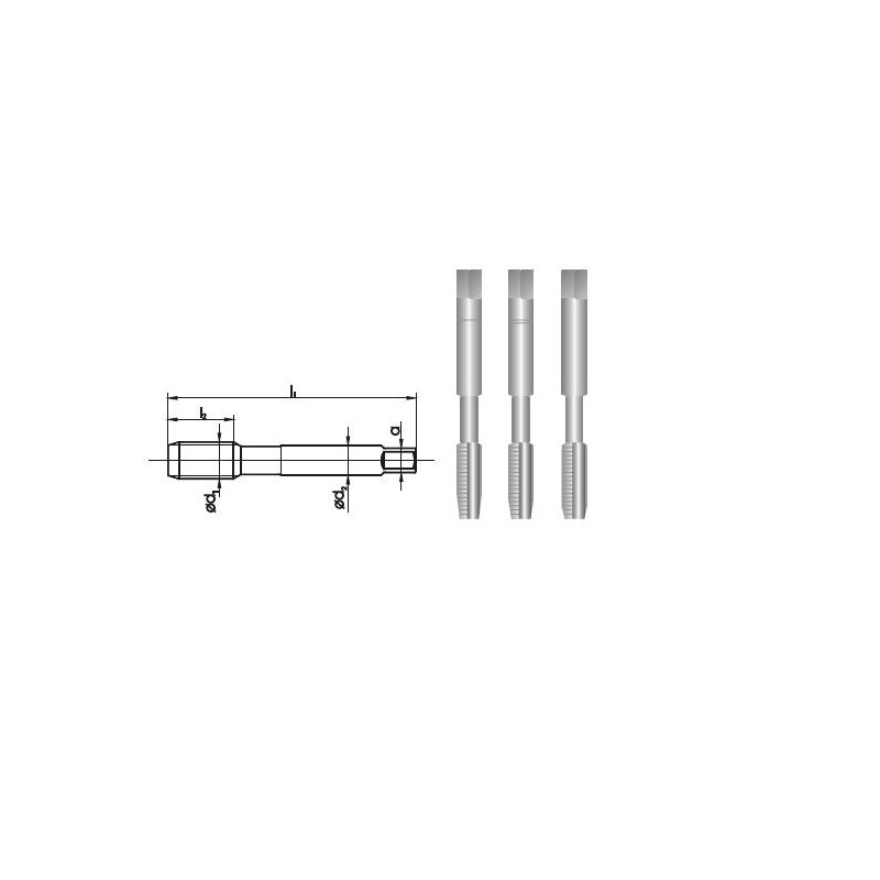GWINTOWNIK M 6 NGMM/3 DIN-352 LH (6H) HSS