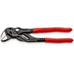 Szczypce-klucz szczypce i klucz w jednym narzędziu z tworzywa sztucznego, powlekane fosforanowane, czarne 180 mm Knipex (86 01 