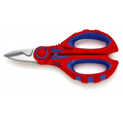 Nożyczki dla elektryków Z wielokomponentowymi nasadkami, wzmacniane włóknem szklanym 160 mm Knipex (95 05 10 SB)