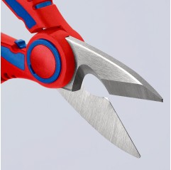Nożyczki dla elektryków Z wielokomponentowymi nasadkami, wzmacniane włóknem szklanym 160 mm Knipex (95 05 10 SB)
