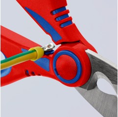 Nożyczki dla elektryków Z wielokomponentowymi nasadkami, wzmacniane włóknem szklanym 160 mm Knipex (95 05 10 SB)