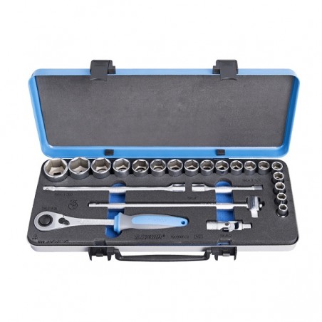 ZESTAW KLUCZY NASADOWYCH 1/2" 10-32MM (KPL. 23 SZT.) UNIOR