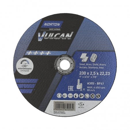 TARCZA T41 230/2,5/22,23 A30S6BF-80 VULCAN NORTON (66252925446  (25))