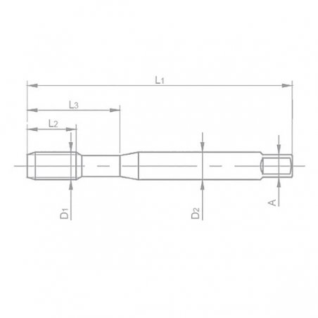 Gwintownik M 8 DIN-371B (6H) HSSE TN 800EX EL-CUT (B.113X080)