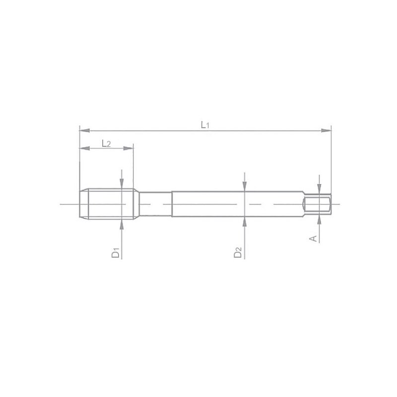 Gwintownik M16 DIN-376B (6H) HSSE TN 800EX EL-CUT (B.113X160)