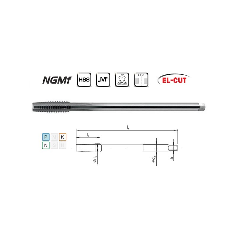 Gwintownik M12 NGMF HSS EL-CUT (G.0149120)