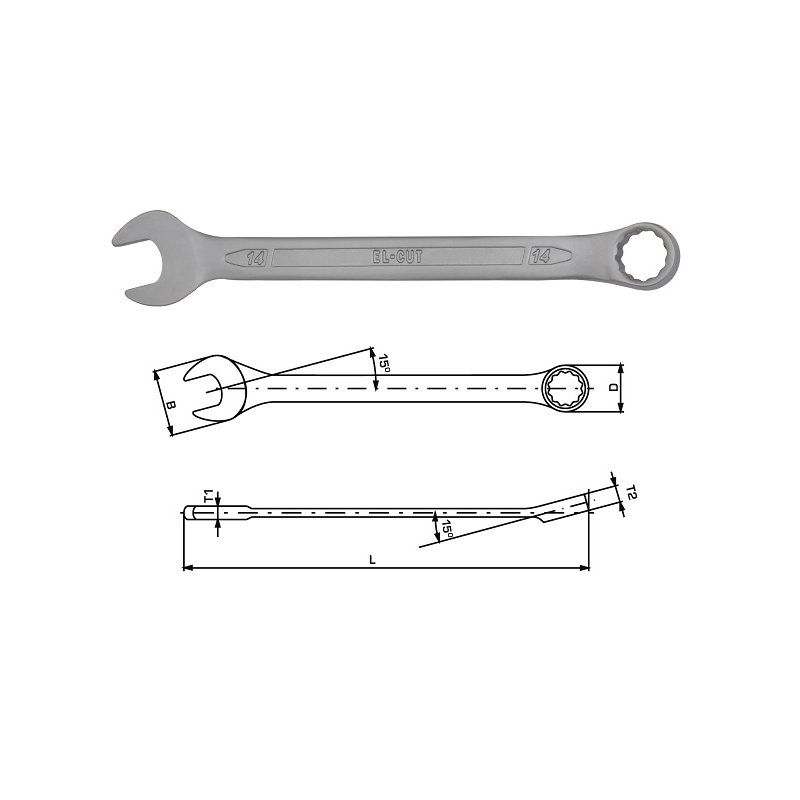 KLUCZ RWPN 15 PL.OCZK. EL-CUT (K.051015)