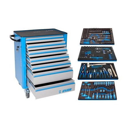 Zestaw 193 szt. narzędzi z wózkiem 940EV4 UNIOR (621757)