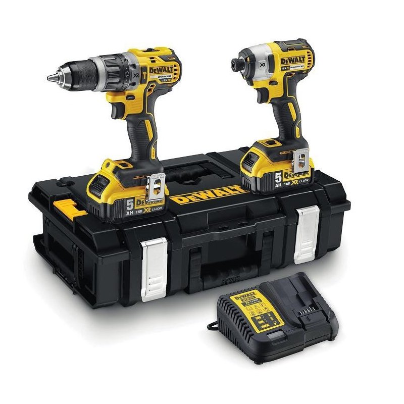 Zestaw Combo 18V 2x 5.0 Ah Li-Ion XR DCD796 + DCF887 DEWALT (DCK266P2)