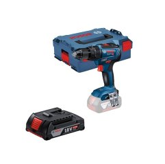 Zestaw wkrętarka udarowa Bosch Professional GSB 18V-55 + 1 x GBA 18V 2.0Ah  i walizka