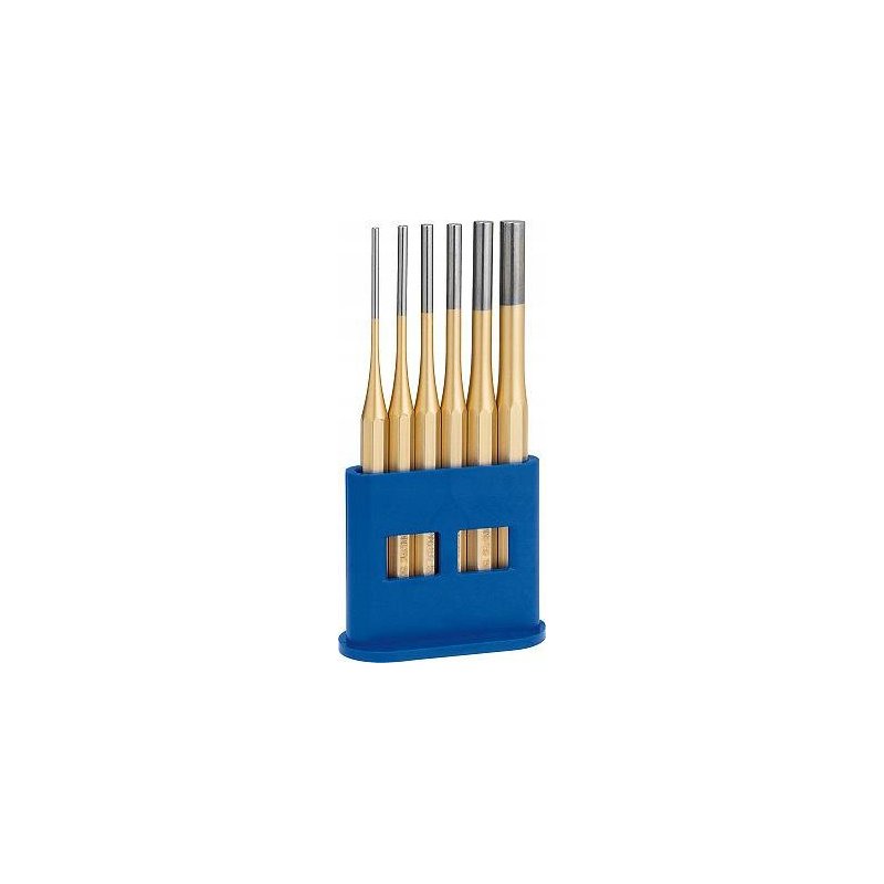Zestaw wybijaków cylindrycznych fi 3-10 mm 6 szt. RENNSTEIG (425 170 0) Zestaw wybijaków cylindrycznych fi 3-10 mm 6 szt. RENNSTEIG (425 170 0)