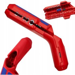 Uniwersalne narzędzie do ściągania izolacji 135 mm ErgoStrip KNIPEX (16 95 01 SB)