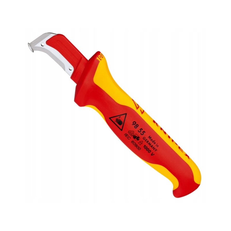 Nóż do ściągania izolacji 155 mm fi 23,5 mm KNIPEX (9855)