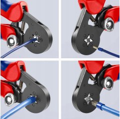 Zaciskarka do zagniatania tulejek 180 mm KNIPEX (975304)