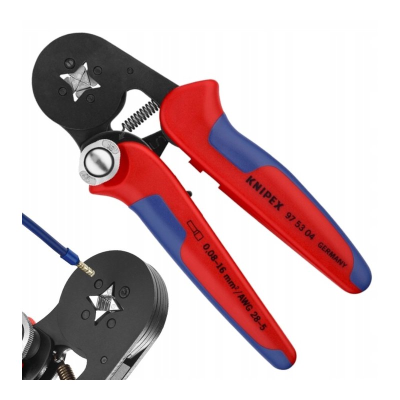 Zaciskarka do zagniatania tulejek 180 mm KNIPEX (975304) Zaciskarka do zagniatania tulejek 180 mm KNIPEX (975304)