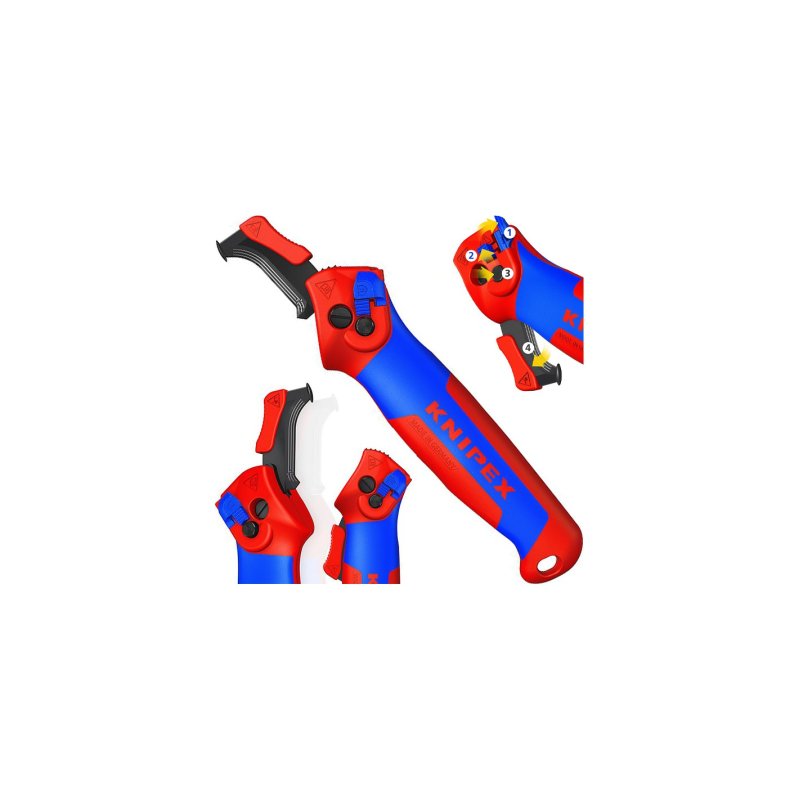 Nóż do Ściągania Izolacji Stopka KNIPEX (1650145SB) Nóż do Ściągania Izolacji Stopka KNIPEX (1650145SB)