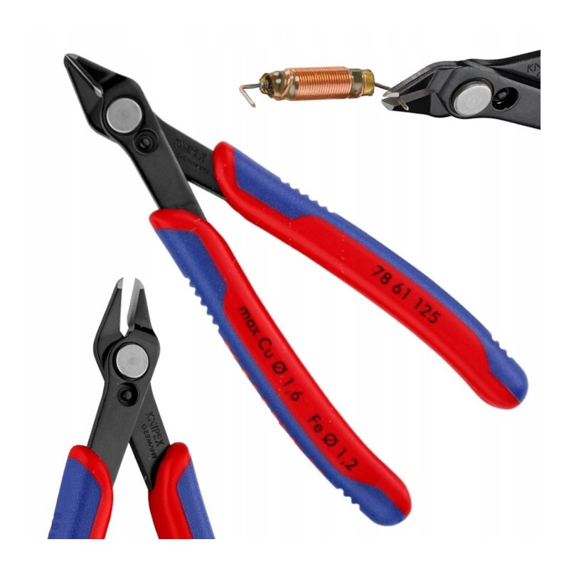 Szczypce tnące Electronic Super Knips 125 mm KNIPEX (7861125) Szczypce tnące Electronic Super Knips 125 mm KNIPEX (7861125)