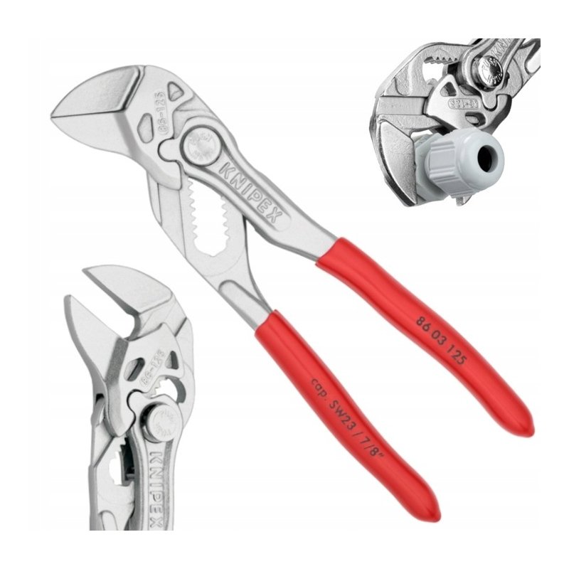 Szczypce klucz nastawny do rur 125 mm KNIPEX (8603125) Szczypce klucz nastawny do rur 125 mm KNIPEX (8603125)