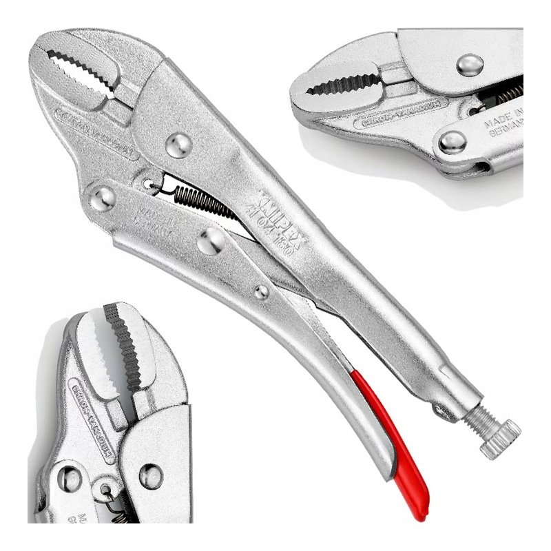 Szczypce zaciskowe cynkowane 180 mm KNIPEX (4104180) Szczypce zaciskowe cynkowane 180 mm KNIPEX (4104180)