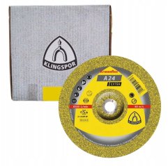 Opakowanie tarcz do szlifowania 10 szt. KLINGSPOR T27 125x6x22,23 mm A24 EXTRA (231885)