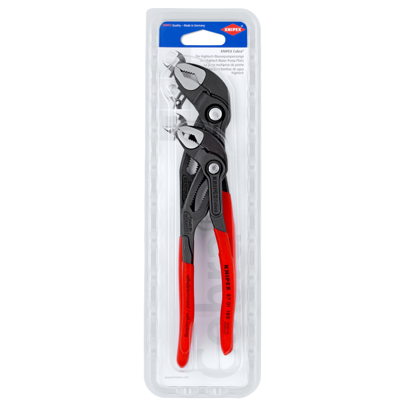 Zestaw szczypiec nastawnych do rur 180 i 250 mm KNIPEX (00 31 20 V01) Zestaw szczypiec nastawnych do rur 180 i 250 mm KNIPEX (00 31 20 V01)