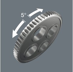 8100 SB 6 Grzechotka Zyklop Speed 3/8" w zestawie metrycznym, 29 części WERA (05004046001)
