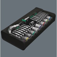 8100 SB 6 Grzechotka Zyklop Speed 3/8" w zestawie metrycznym, 29 części WERA (05004046001)
