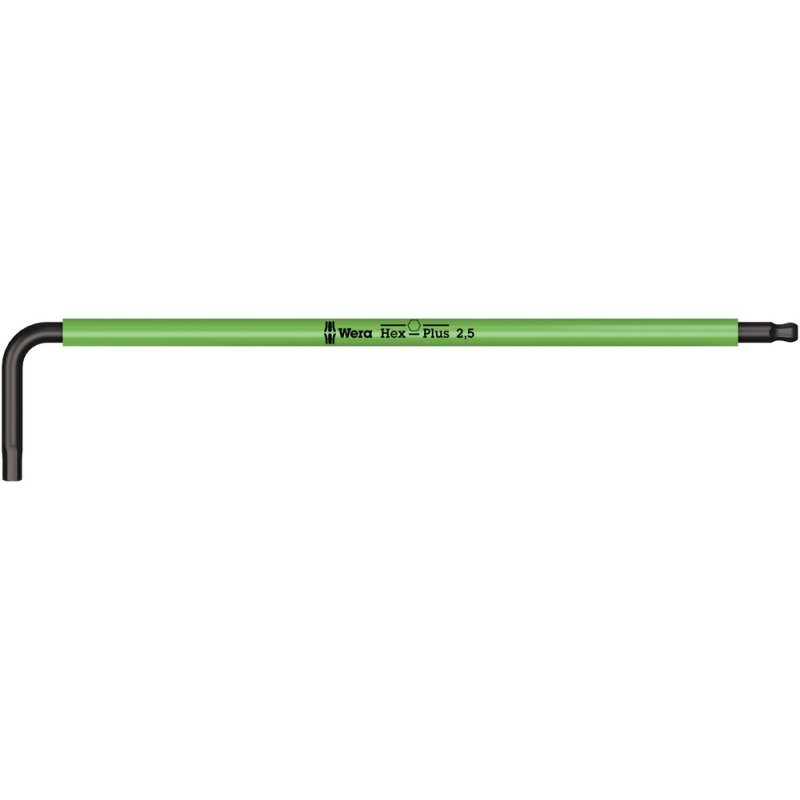 950 SPKL Multicolour Klucz trzpieniowy długi z końcówką kulistą, metryczny, 2.5 x 112 mm WERA (05022604001)