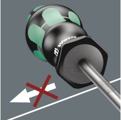 334/6 Zestaw wkrętaków Kraftform Lasertip + wieszak, 6 części WERA (05105650001)