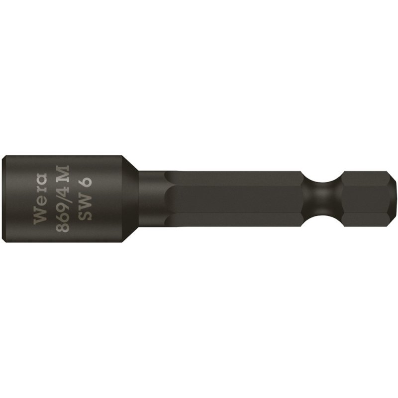 869/4 M Końcówka nasadowa z magnesem, 6 x 50 mm WERA (05060421001) 869/4 M Końcówka nasadowa z magnesem, 6 x 50 mm WERA (05060421001)