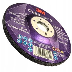 Tarcza do szlifowania T27 125/7,0/22 98647 CUBITRON™ 3 3M (7100303982)