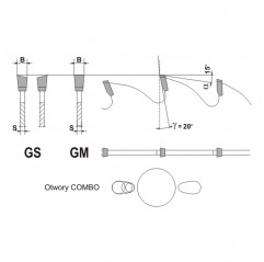 Piła HM 180x30x2,7/1,6/18z GM do cięcia wzdłużnego drewna  Wapienica (PS010-0180-0001)