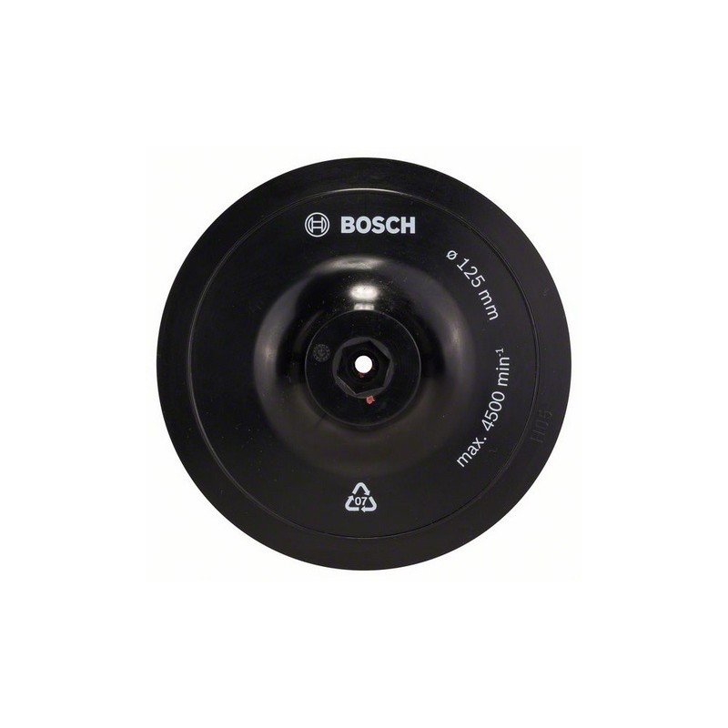 Talerz szlifierski gumowy fi 125 mm BOSCH  (1609200154)