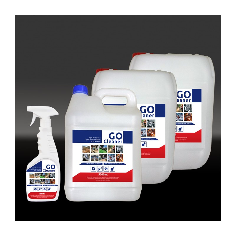 GO Cleaner - płyn do mycia i czyszczenia narzędzi oraz maszyn  Wapienica (TO100-0000-0500)